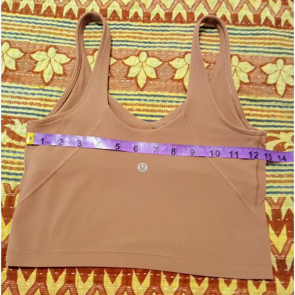 Lululemon Align Tank Top Sports Bra Women's Size 4 Spiced Chai - Picture 6 of 7